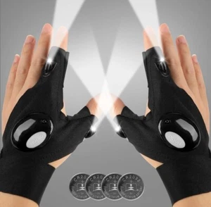 Handsfree LED Flashlight Gloves, Unique Gift for Men Women Dad Him Boyfriend... - Picture 1 of 6