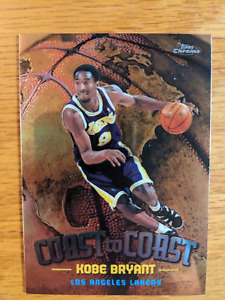 1998-99 Topps Chrome - Coast to Coast #CC1, KOBE BRYANT, LA LAkers Basketball