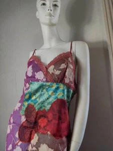Jane Doe Vintage Kleid mehrfarbig Boho Blumenmuster Gr. L - Bild 1 von 1