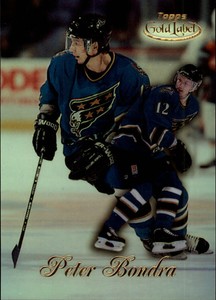 1998-99 Topps Gold Label Class 1 Capitals Hockey Card #16 Peter Bondra
