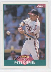 1989 Score Rookie & Traded Box Set Pete O'Brien #6T