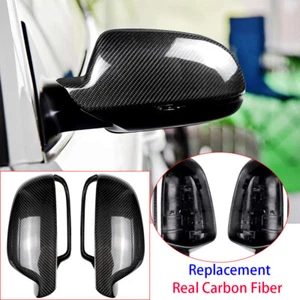 For Audi A4 2012-15 A5 B8.5 13-16 Carbon Fiber Replace Rearview Mirror Cap Cover - Picture 1 of 12