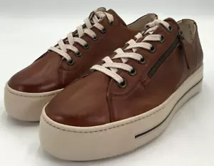 Paul Green Skylar Women's Size 11 US Cognac Leather Shoes NIB - Picture 1 of 10
