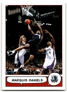 2005-06 Bazooka Marquis Daniels Dallas Mavericks #2
