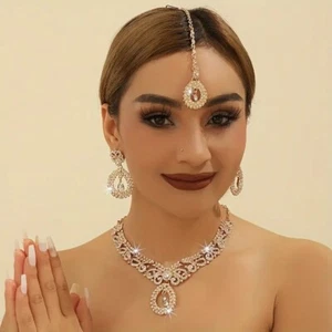 Juego de joyas bohemias elegantes de 4 piezas - Juegos de joyas con aleación de zinc chapada en oro de 18 quilates - Imagen 1 de 20