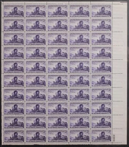 Scott #950 Sheet of 50 MNHOG 1947 3 Cent MSA05_950-1 - Picture 1 of 2