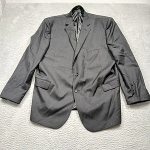 Pronto Uomo Platinum Blazer Mens 54 Long Charcoal Gray Wool Modern Fit Jacket - Picture 1 of 9