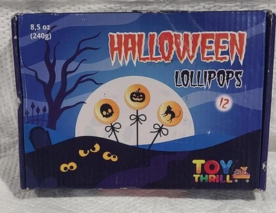 ToyThrill Halloween Lollipops Assorted Halloween Candy Lollipops Halloween 8/24 - Image 1 of 3