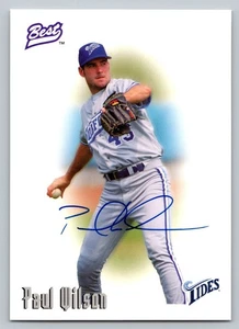 Paul Wilson Devil Rays 1996 Best Minors Blue Ink Autogramm - Bild 1 von 2