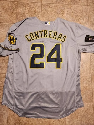 Camiseta deportiva para hombre XXL William Contreras Milwaukee Brewers COSIDA 🔥 NUEVA CON ETIQUETAS  Foto 1 de 4