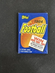 1984 Topps Football (1) Wax Pack Sealed From Box Marino, Elway Dickerson RC *P23 - Picture 1 of 2