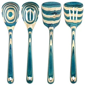 Baltique Mykonos Collection 4 Piece Cooking Utensil Set, Safe for Nonstick - Picture 1 of 7