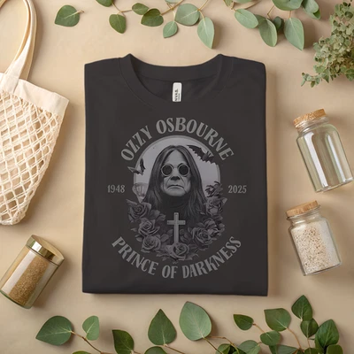 Camiseta Ozzy Osbourne Príncipe de las Tinieblas - Camiseta Vintage Rock Tribute A244 Foto 1 de 4