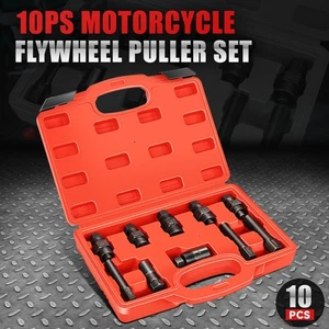 For Honda Suzuki Kawasaki Yamaha Ducati Universal Motorcycle Flywheel Puller Set - Photo 1/6
