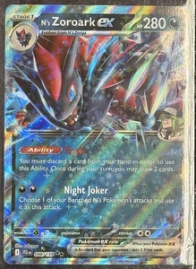 TARJETA POKÉMON N'S ZOROARK EX 098/159 HP280 - Imagen 1 de 6