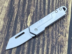 Mini Folding Knife 3Cr13Mov Blade Steel Handle EDC Pocket Knife Mini-01 - Picture 1 of 12