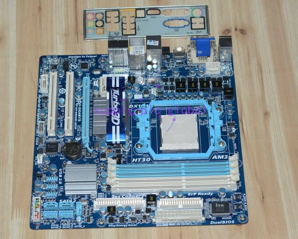 1PCS Gigabyte GA-880GM-UD2H Motherboard AMD 880G socket AM3 DDR3 - Image 1 of 1
