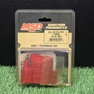 MSD Ignition Coil Pack 8224, GM, 2 Tower, Red, Brand New! - Picture 1 of 4