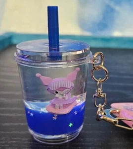 Tsunameez Kuromi Lolita Dress Purple Hello Kitty Keychain Boba New Sanrio 3d - Picture 1 of 4