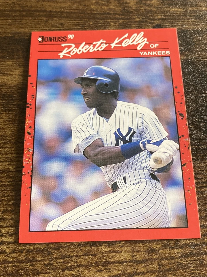 Roberto Kelly 1990 Donruss #192 New York Yankees C6903* - Image 1 of 1