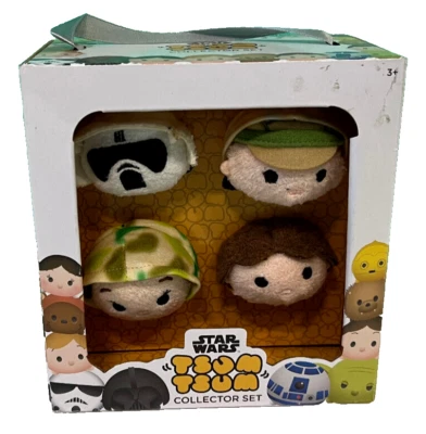 Star Wars Tsum Tsum Collector Set Disney Luke Leia Han Stormtrooper-A4 - Image 1 of 4