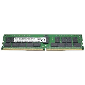 Sk Hynix 32GB 3200MHz DDR4 REG ECC DIMM PC4-25600 288Pin 1.2V 2RX4 Server Memory - Picture 1 of 3