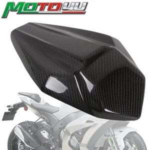 Cubierta de asiento individual 100 % carbono para pasajero trasero para Kawasaki ZX-10R 2016-2020 - Imagen 1 de 10