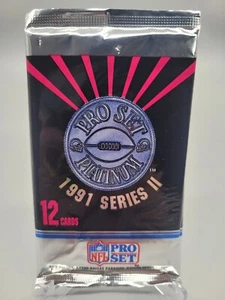 1991 PRO SET PLATINUM SERIES 2 II SEALED PACK ONE (1) SINGLE FOOTBALL CARDS NFL - Picture 1 of 3