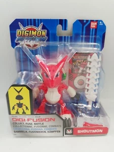 Digimon Digi-Fusion Shoutmon Figure , BANDAI 2013 Rare! - Picture 1 of 4