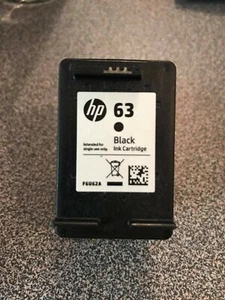 EMPTY - HP 63XL Black Ink Cartridge - NEVER REFILLED/VIRGIN - Zdjęcie 1 z 4