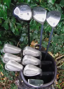 Set of Wilson TAB 10 5-PW+ Callaway Driver+ 3 Wood+ 5 Wood+ J201 Putter - Picture 1 of 10