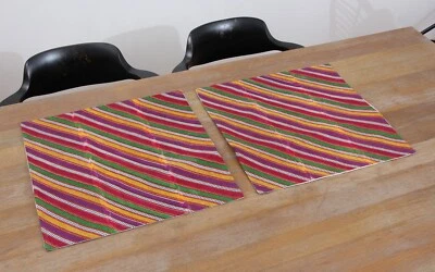 Cotton Pillow Cover SET of 2 pcs  20.08" x 20.08" Vintage Fast Shipment 16562 - Image 1 of 4