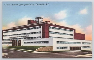 Postcard Columbia South Carolina State Highway Building Vtg - Picture 1 of 2
