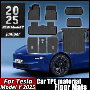 For New Tesla Model Y 2025 Juniper TPE Floor Mats & Cargo Liner All Weather Use - Foto 1 di 20