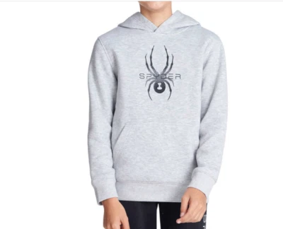 NUEVO Spyder Niños Niños Jóvenes Sudadera con Capucha, Gris Foto 1 de 3