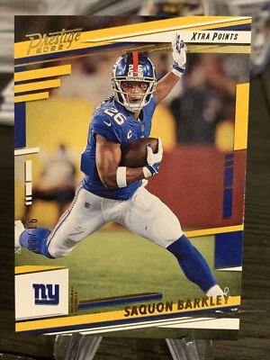 2022 Prestige #217 Saquon Barkley Yellow /99 - New York Giants - Image 1 of 2