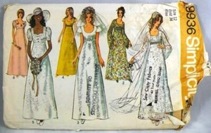 Simplicity 9936 Wedding or Bridesmaid dress, bust 34 - Picture 1 of 1