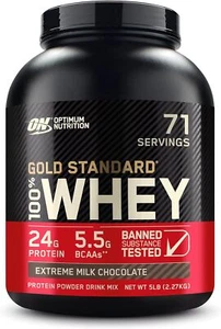 Optimum Nutrition Gold Standard 100% Whey Extreme Milk Chocolate 5Lbs - Picture 1 of 2