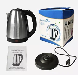 1.8L 1500W Stainless Steel Electric Kettle Pot Hot Water Fast Boil Boiler 220V - Picture 1 of 2