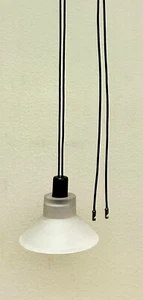 TECH LIGHTING 700KHINB MIDNIGHT WHITE GLASS KABLE LITE SYSTEM LIGHT PENDANT - Picture 1 of 3