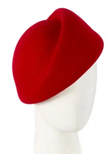 Unique red felt hat by Max Alexander 100% Australian Owned Seller - Picture 1 of 6