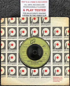 The Whispers – A Mother For My Children 7'' Vinyl 1973 CLEANED/TESTED EX VIDEO - Imagen 1 de 7