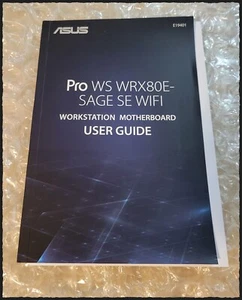 User Guide for Asus Pro WS WRX80E-SAGE SE WIFI Motherboard - Picture 1 of 2
