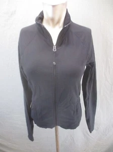 TUFF ATHLETICS Size S Womens Black Full Zip Stand Collar Pocket Track Jacket 096 - Picture 1 of 10