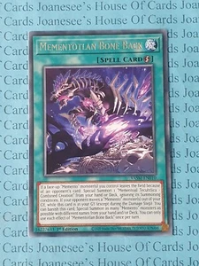 Mementotlan Bone Back VASM-EN010 Rare Yu-Gi-Oh Card 1st Edition New - Picture 1 of 3
