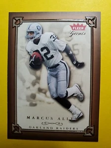 VINTAGE HOF MARCUS ALLEN #8 OAKLAND RAIDERS - USC TROJANS - 2004 FLEER GREATS - Picture 1 of 3