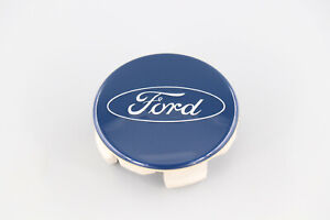 Ford Wheel Center Cap Set of 4 Blue C-Max Edge Focus Escape Rim OEM 2 1/8" Fair 