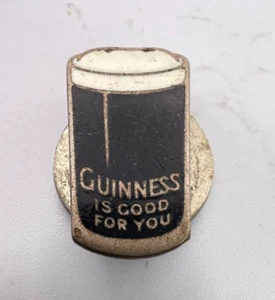 Early 1930's Guinness Is Good For you Lapel Badge GA166A HW Miller 22 x 12 mm - Picture 1 of 2