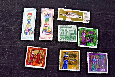 ISRAEL 1975-77 MUJERES BÍBLICAS S639-641+ HADASSAH S576+JEDREZ S609-610+S468 MNH Foto 1 de 4