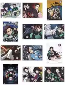New Trends DEMON SLAYER Wall Poster Book Set of 12 Posters 11" x 8.5" - Picture 1 of 2